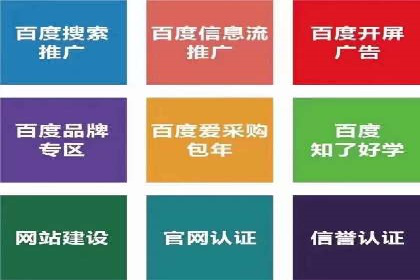 百度广告推广收费模式及某行业应用案例
